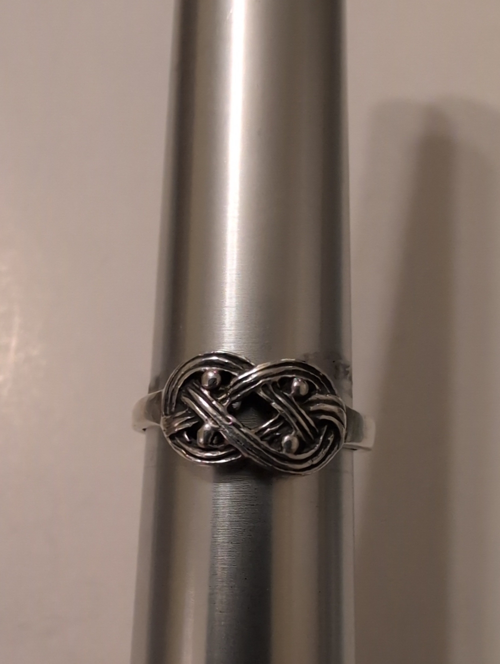 Solvar Sterling Silver Celtic Knot Infinity Ring - Women's Jewelry